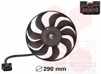 VAN WEZEL 5888745 -  Вентилятор, охлаждение двигателя